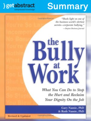 cover image of The Bully at Work (Summary)